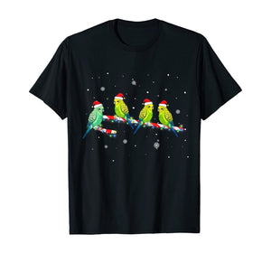 Funny shirts V-neck Tank top Hoodie sweatshirt usa uk au ca gifts for Funny Budgies with Candy Cane Gifts Christmas Budgies Lover T-Shirt 1047083