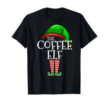 Load image into Gallery viewer, The Coffee Elf Group Matching Family Christmas Gifts Funny T-Shirt
