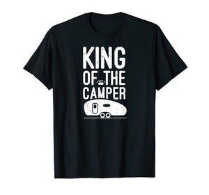 Funny shirts V-neck Tank top Hoodie sweatshirt usa uk au ca gifts for King Of The Camper Shirt Men Camping Gifts 375806