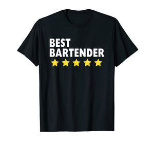 Funny shirts V-neck Tank top Hoodie sweatshirt usa uk au ca gifts for Best Bartender T-Shirts For Women Men 5 Star Gifts Tee Shirt 1941197