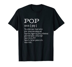 Funny shirts V-neck Tank top Hoodie sweatshirt usa uk au ca gifts for Pop Definition Grandpa Father's Day Gifts - Men T-Shirt 1707466