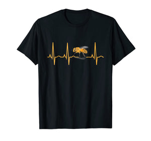 Bee Lover Gifts - Honeybee Heartbeat TShirt Men Women Kids 1218860