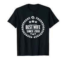 Load image into Gallery viewer, Funny shirts V-neck Tank top Hoodie sweatshirt usa uk au ca gifts for 9th Wedding Anniversary Gifts Best Wife Since 2010 274627

