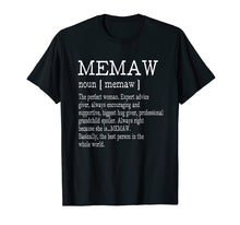 Load image into Gallery viewer, Funny shirts V-neck Tank top Hoodie sweatshirt usa uk au ca gifts for Memaw Definition Grandma Mother Day Gifts Women T-Shirt 339735
