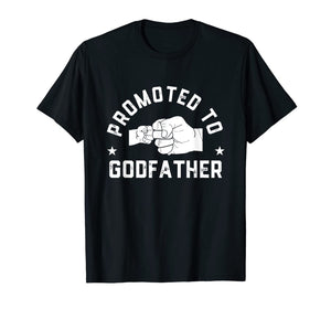 Mens Promoted To Godfather est 2019 t shirt Fathers Day Gifts 230263