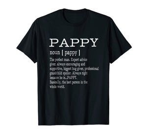 Funny shirts V-neck Tank top Hoodie sweatshirt usa uk au ca gifts for Pappy Definition Grandpa Father's Day Gifts - Men T-Shirt 1937369