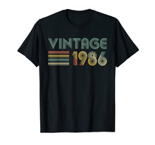 Load image into Gallery viewer, Funny shirts V-neck Tank top Hoodie sweatshirt usa uk au ca gifts for Retro Vintage 1986 TShirt 33rd Birthday Gifts 33 Years Old 3032325
