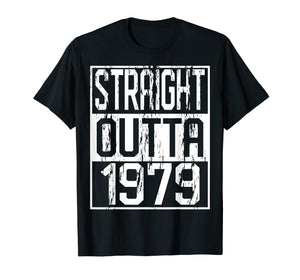 Funny shirts V-neck Tank top Hoodie sweatshirt usa uk au ca gifts for Vintage Straight Outta 1979 T-shirt 40th Birthday Gifts Tee 2496873