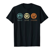 Load image into Gallery viewer, Funny shirts V-neck Tank top Hoodie sweatshirt usa uk au ca gifts for Vintage Peace Love Golden Retriever Tshirt Dog Lover Gifts 698869
