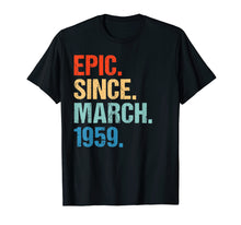Load image into Gallery viewer, Funny shirts V-neck Tank top Hoodie sweatshirt usa uk au ca gifts for Born In March 1959 60th Birthday Gift T Shirt 60 Yrs Old 2130128
