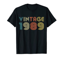 Load image into Gallery viewer, Funny shirts V-neck Tank top Hoodie sweatshirt usa uk au ca gifts for Retro Vintage 1989 TShirt 30th Birthday Gifts 30 Years Old 2779644
