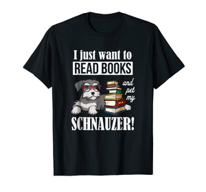 Funny shirts V-neck Tank top Hoodie sweatshirt usa uk au ca gifts for Schnauzer Tshirt - Schnauzer Gifts - books 1100697