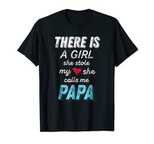 Load image into Gallery viewer, Funny shirts V-neck Tank top Hoodie sweatshirt usa uk au ca gifts for Papa Gifts Shirts from Granddaughter, She Stole My Heart Tee 263079
