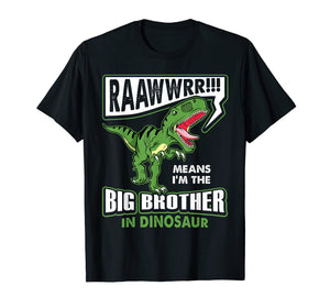 Funny shirts V-neck Tank top Hoodie sweatshirt usa uk au ca gifts for Big Brother in Dinosaur T-Rex T-Shirt Toddler Kids Gifts 3512587