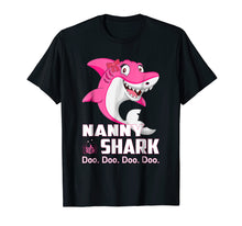 Load image into Gallery viewer, Nanny Shark T-Shirt Gifts Family Shark Halloween Christmas
