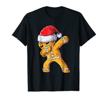 Load image into Gallery viewer, Funny shirts V-neck Tank top Hoodie sweatshirt usa uk au ca gifts for Dabbing Gingerbread Santa T shirt Christmas kids boys Gifts 939283

