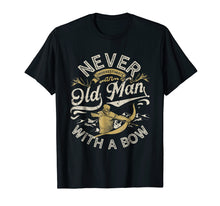 Load image into Gallery viewer, Funny shirts V-neck Tank top Hoodie sweatshirt usa uk au ca gifts for Old Man With A Bow T shirt Hunting Hunter Men Funny Gifts 3396957
