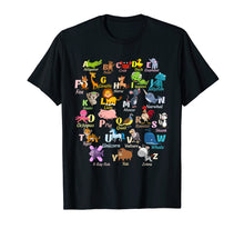 Load image into Gallery viewer, Funny shirts V-neck Tank top Hoodie sweatshirt usa uk au ca gifts for ABC A Rhyming Animal Alphabet T-Shirt Learning Kids Gifts 1012723
