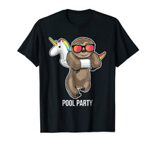 Load image into Gallery viewer, Funny shirts V-neck Tank top Hoodie sweatshirt usa uk au ca gifts for Pool Party Sloth Unicorn Float Shirt Funny Sloth Gifts Kids 743701
