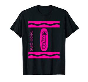 Pink Crayon Box Halloween Costume Couple Group Gifts  T-Shirt