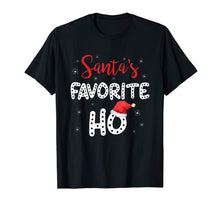 Load image into Gallery viewer, Funny shirts V-neck Tank top Hoodie sweatshirt usa uk au ca gifts for Xmas Gifts Santa&#39;s Favorite Ho With Santa Hat Christmas T-Shirt 846108
