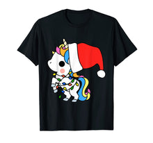 Load image into Gallery viewer, Funny shirts V-neck Tank top Hoodie sweatshirt usa uk au ca gifts for Unicorn Christmas Shirt Girls Women Xmas Gifts Cute Kawaii T-Shirt 434802
