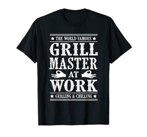 Grill Master Barbecue BBQ Smoker Grillin Dad Grandpa Gifts TShirt875697