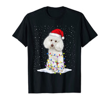 Load image into Gallery viewer, Poodle Santa Christmas Tree Lights Xmas Gifts T-Shirt-931591
