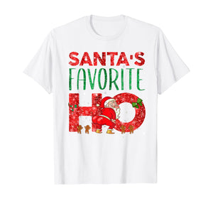 Funny shirts V-neck Tank top Hoodie sweatshirt usa uk au ca gifts for Santa's Favorite Ho Gifts Xmas Outfit Christmas Costume T-Shirt 319656