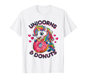 Funny shirts V-neck Tank top Hoodie sweatshirt usa uk au ca gifts for Unicorns & Donuts T shirt Girls Squad Party Rainbow Gifts 875870