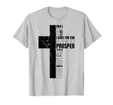 Load image into Gallery viewer, Jeremiah 29:11 Christian Bible Verse Gifts Cross Scripture T-Shirt-204983
