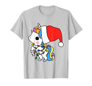 Funny shirts V-neck Tank top Hoodie sweatshirt usa uk au ca gifts for Unicorn Christmas Shirt Girls Women Xmas Gifts Cute Kawaii T-Shirt 434802