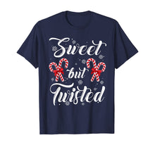 Load image into Gallery viewer, Funny shirts V-neck Tank top Hoodie sweatshirt usa uk au ca gifts for Sweet But Twisted Candy Cane Christmas Hat Funny Gifts T-Shirt 879861
