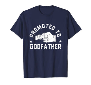 Mens Promoted To Godfather est 2019 t shirt Fathers Day Gifts 230263