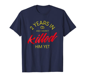 2nd Wedding Anniversary Gifts For Her Tshirt 2nd Year Annive