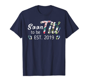 Funny shirts V-neck Tank top Hoodie sweatshirt usa uk au ca gifts for Funny New Auntie Tshirt Soon To Be Titi 2019 Gifts for Women 2968862