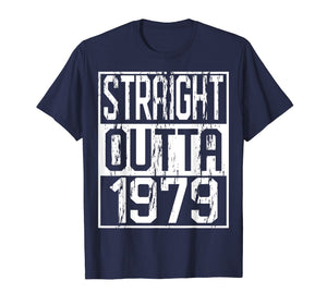 Funny shirts V-neck Tank top Hoodie sweatshirt usa uk au ca gifts for Vintage Straight Outta 1979 T-shirt 40th Birthday Gifts Tee 2496873