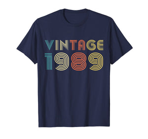 Funny shirts V-neck Tank top Hoodie sweatshirt usa uk au ca gifts for Retro Vintage 1989 TShirt 30th Birthday Gifts 30 Years Old 2779644