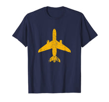 Load image into Gallery viewer, Funny shirts V-neck Tank top Hoodie sweatshirt usa uk au ca gifts for Distressed Yellow Jet Airplane Aviation Pilot Gifts Flying T-Shirt 2414578
