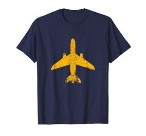 Funny shirts V-neck Tank top Hoodie sweatshirt usa uk au ca gifts for Distressed Yellow Jet Airplane Aviation Pilot Gifts Flying T-Shirt 2414578
