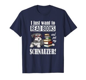 Funny shirts V-neck Tank top Hoodie sweatshirt usa uk au ca gifts for Schnauzer Tshirt - Schnauzer Gifts - books 1100697