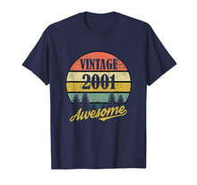 Load image into Gallery viewer, Funny shirts V-neck Tank top Hoodie sweatshirt usa uk au ca gifts for Retro Vintage 2001 TShirt 18th Birthday Gifts 18 Years Old 279076
