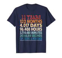 Load image into Gallery viewer, Funny shirts V-neck Tank top Hoodie sweatshirt usa uk au ca gifts for 11 Years Old 11th Bday Gifts Vintage Retro TShirt 132 Months 258750
