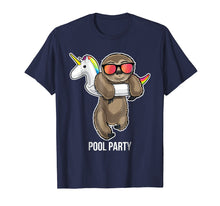 Load image into Gallery viewer, Funny shirts V-neck Tank top Hoodie sweatshirt usa uk au ca gifts for Pool Party Sloth Unicorn Float Shirt Funny Sloth Gifts Kids 743942
