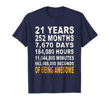 Load image into Gallery viewer, Funny shirts V-neck Tank top Hoodie sweatshirt usa uk au ca gifts for 21st Birthday Gifts T Shirt 21 Years Old Being Awesome Tee 425748
