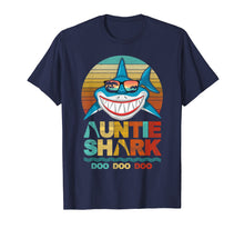 Load image into Gallery viewer, Funny shirts V-neck Tank top Hoodie sweatshirt usa uk au ca gifts for Retro Vintage Auntie Shark Tshirt Funny Birthday Gifts 240046
