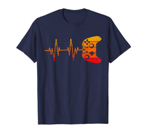 Gamer Heartbeat Video Game Lover Gifts Funny Gaming Gamer T-Shirt-196334