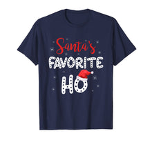 Load image into Gallery viewer, Funny shirts V-neck Tank top Hoodie sweatshirt usa uk au ca gifts for Xmas Gifts Santa&#39;s Favorite Ho With Santa Hat Christmas T-Shirt 846108
