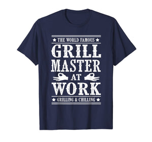 Grill Master Barbecue BBQ Smoker Grillin Dad Grandpa Gifts TShirt875697