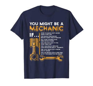 You Might Be A Mechanic If T-Shirt Funny Mechanic Gifts-120573